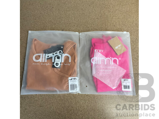 AIMN Assorted Sports Wear, Bra's, Bike Shorts, Tights, Bodysuits, T-shirts