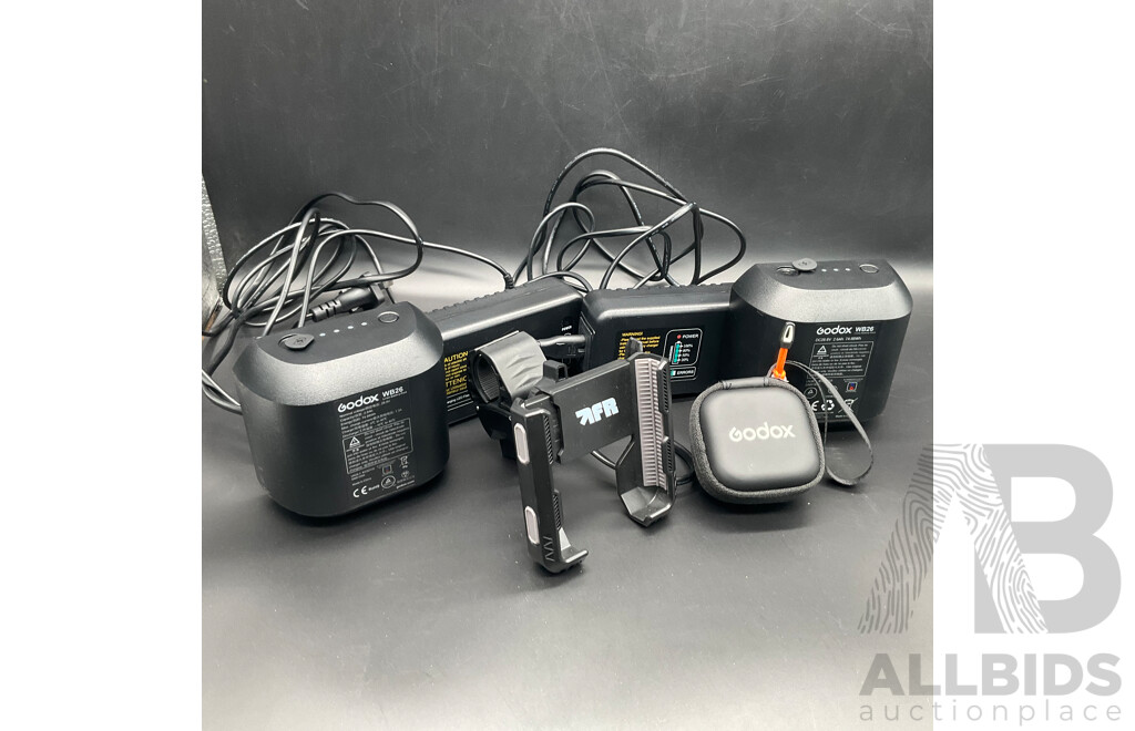 GODOX X3 TTL Wireless Flash Trigger, GODOX WB26 Rechargable Battery Pack, Other