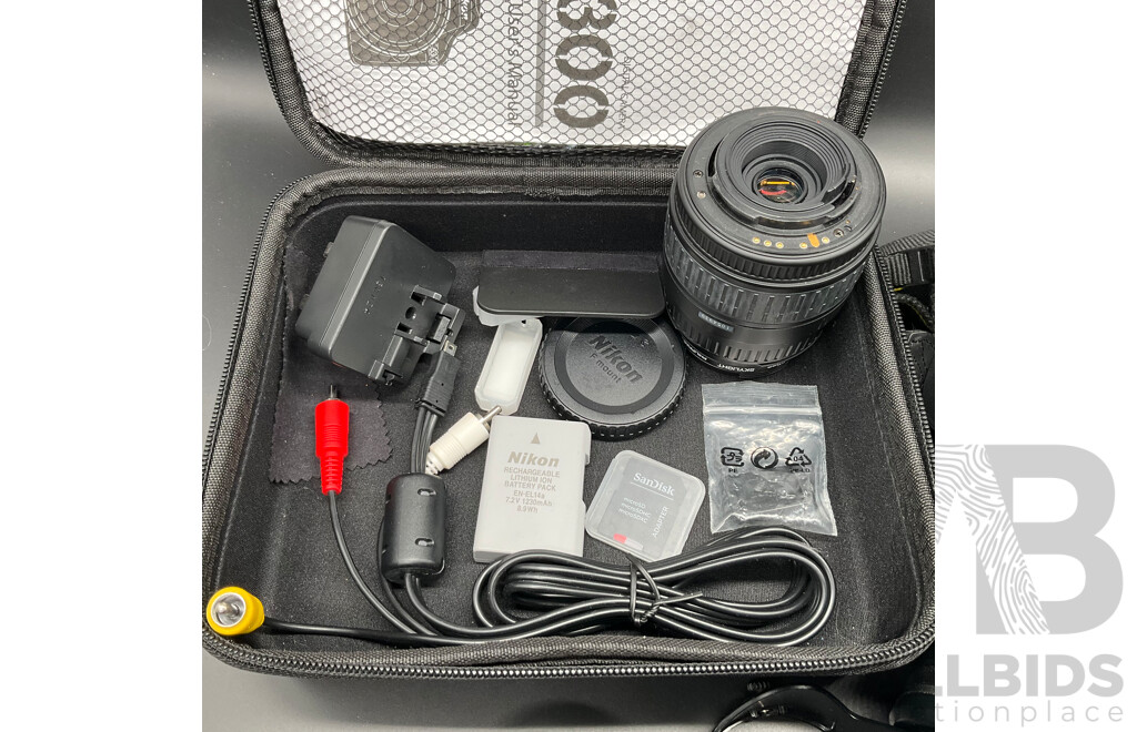 NIKON D5300 Digital SLR Camera, SIGMA Zoom Lens Fitted 55mm Hoya Skylight Filter, Other
