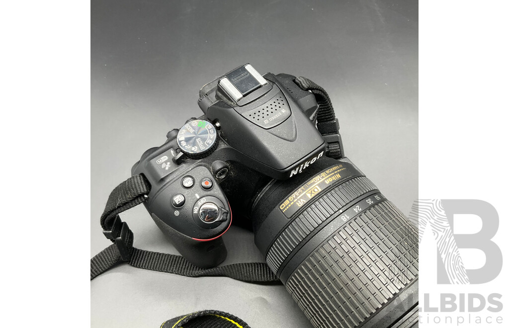 NIKON D5300 Digital SLR Camera, SIGMA Zoom Lens Fitted 55mm Hoya Skylight Filter, Other
