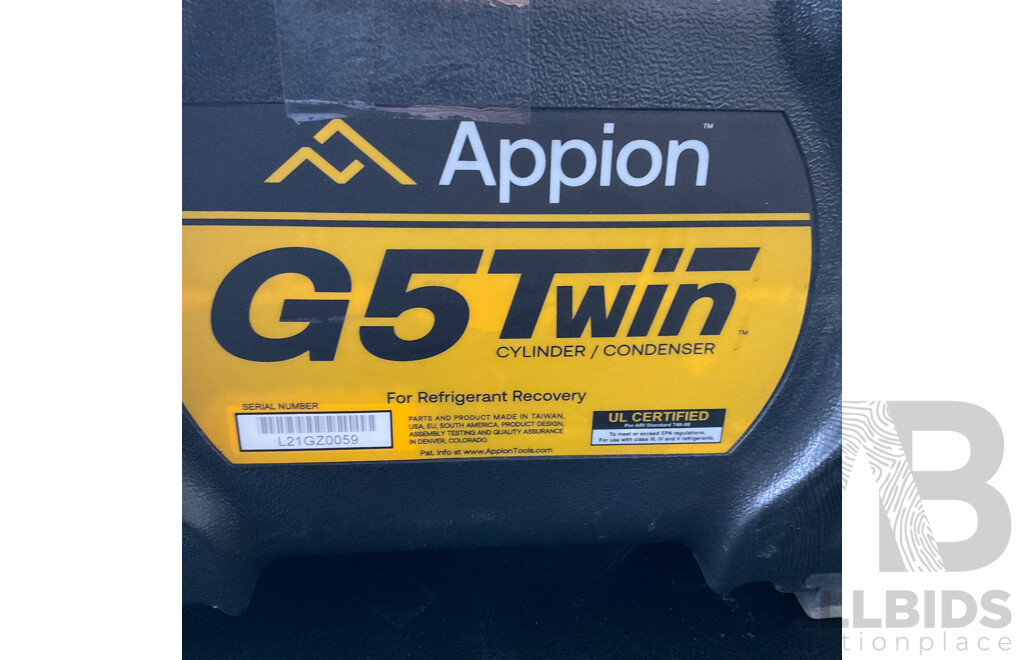 APPION G5TWIN Refrigerant Recovery Machine