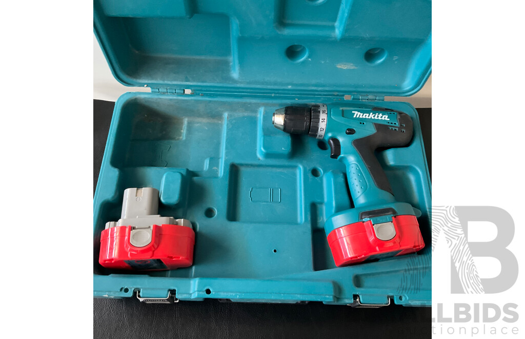 MAKITA Cordless Driver Drill with Carry Case ( 6391DWPE)