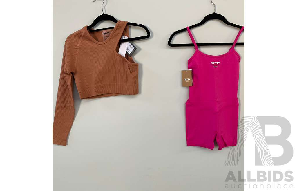 AIMN Assorted Sports Wear, Bra's, Bike Shorts, Tights, Bodysuits, T-shirts