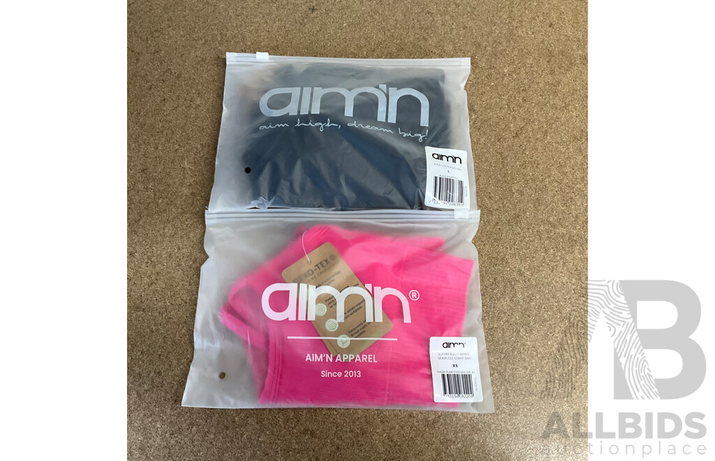 AIMN Assorted Sports Wear, Bra's, Bike Shorts, Tights, Bodysuits, T-shirts