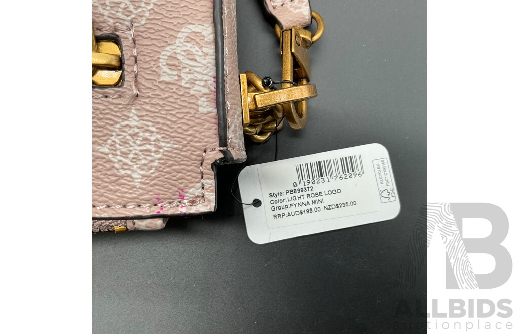 GUESS Fynna Status Crossbody Bag, GUESS Fynna Girlfriend Carryyall Tote Bag - Lot of 2