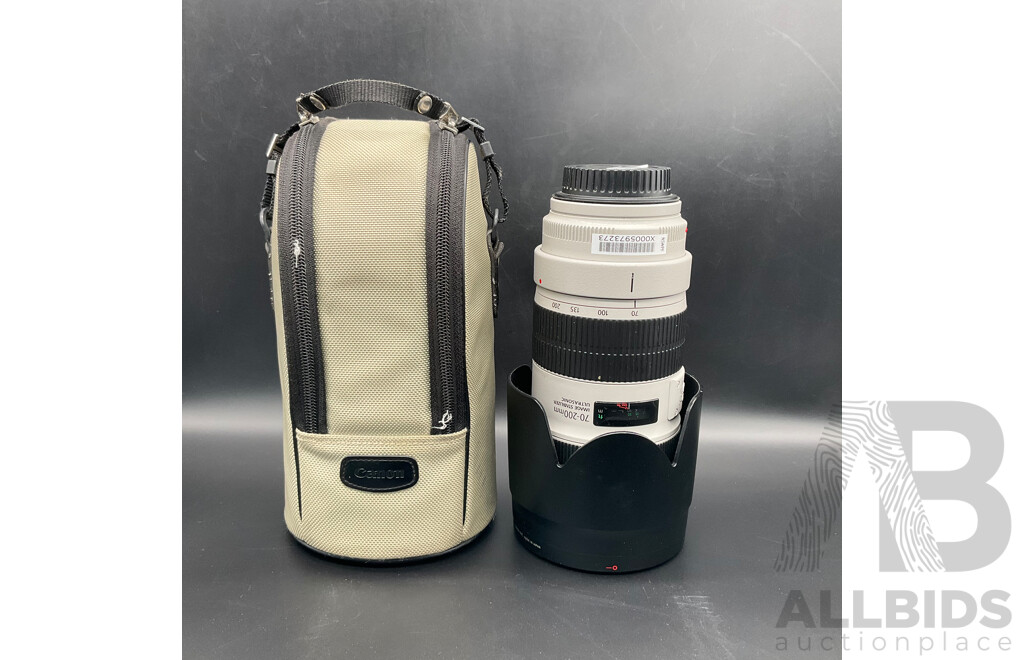 CANON Soft Lens Case, CANON EF 70-200mm Lens - Lot of 2