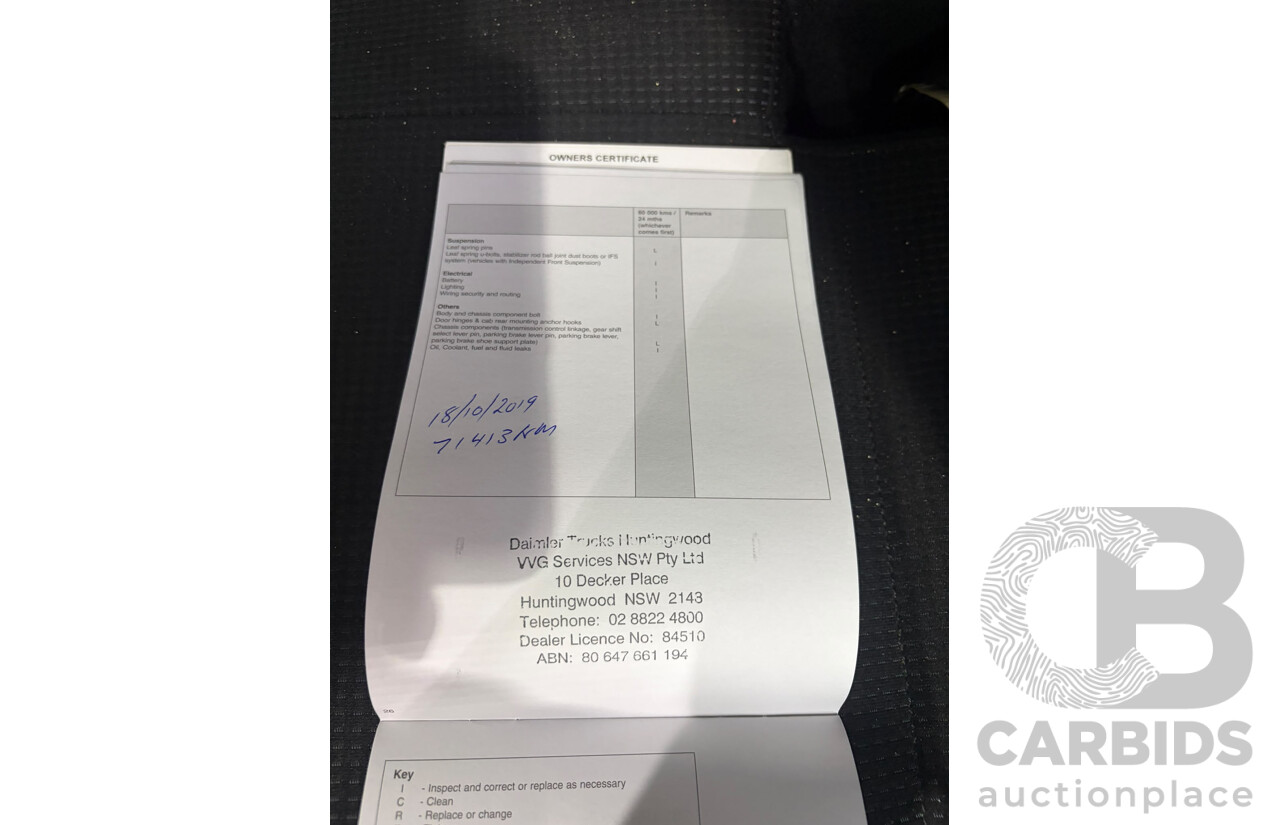 07/2017 Mitsubishi Fuso Canter 515 4.5 MWB 4x2 FE C/Chas Refridgerated White 3.0L