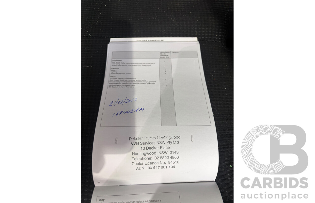 07/2017 Mitsubishi Fuso Canter 515 4.5 MWB 4x2 FE C/Chas Refridgerated White 3.0L