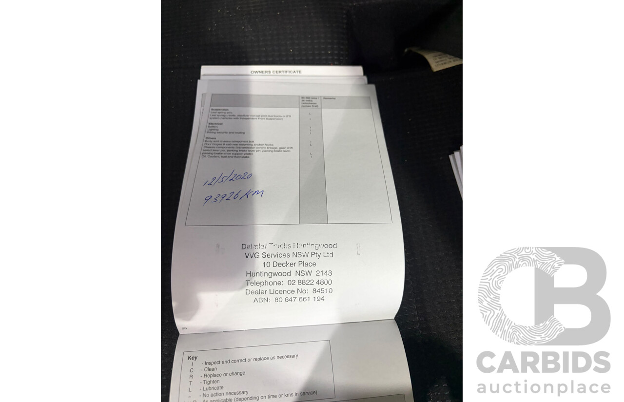 07/2017 Mitsubishi Fuso Canter 515 4.5 MWB 4x2 FE C/Chas Refridgerated White 3.0L