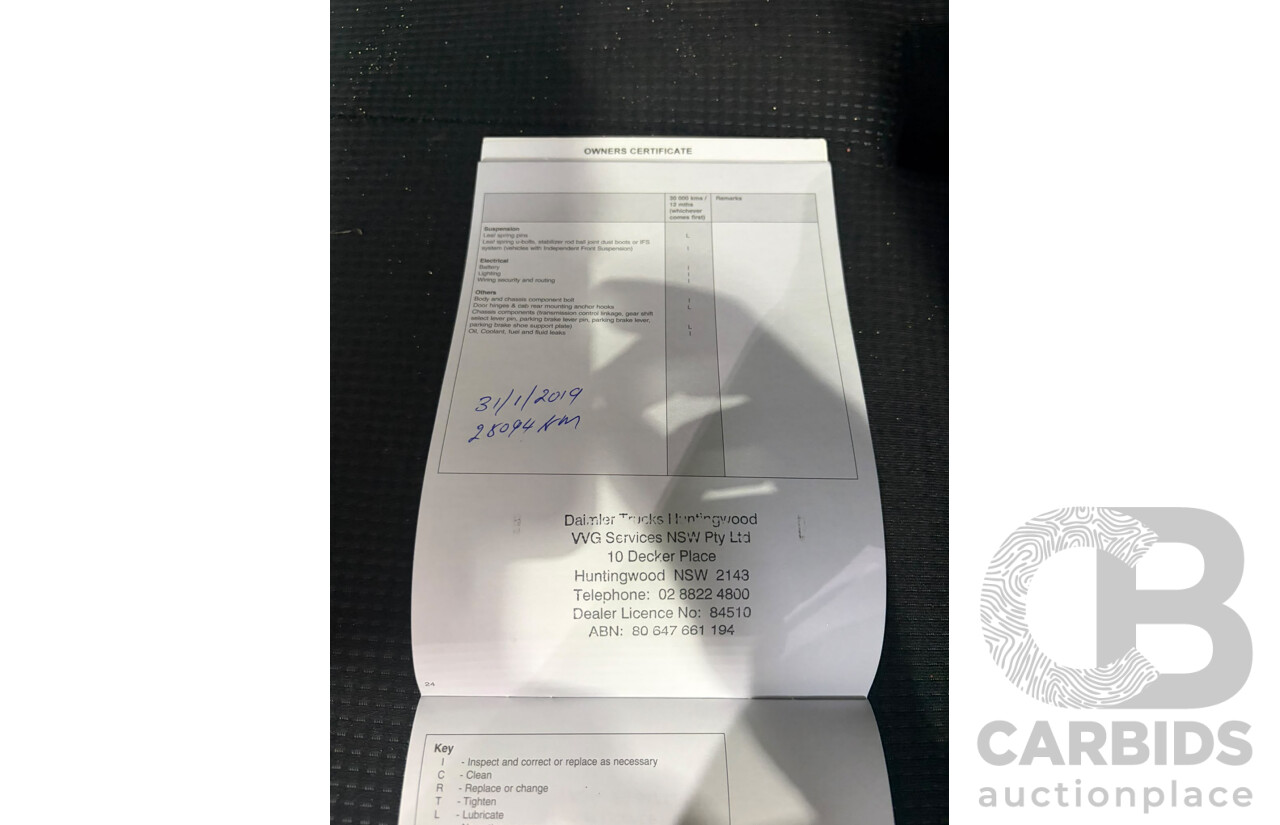 07/2017 Mitsubishi Fuso Canter 515 4.5 MWB 4x2 FE C/Chas Refridgerated White 3.0L