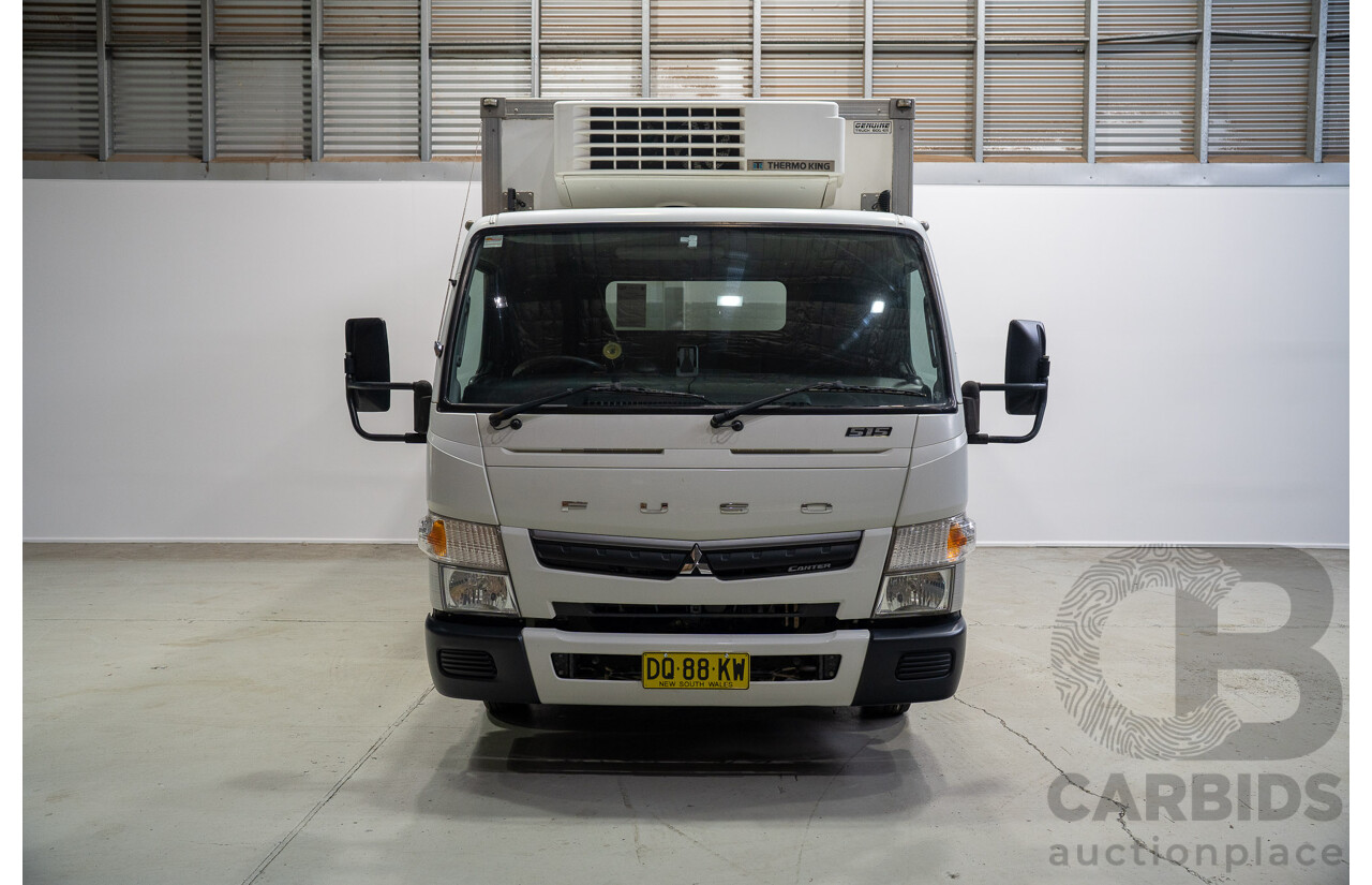 07/2017 Mitsubishi Fuso Canter 515 4.5 MWB 4x2 FE C/Chas Refridgerated White 3.0L