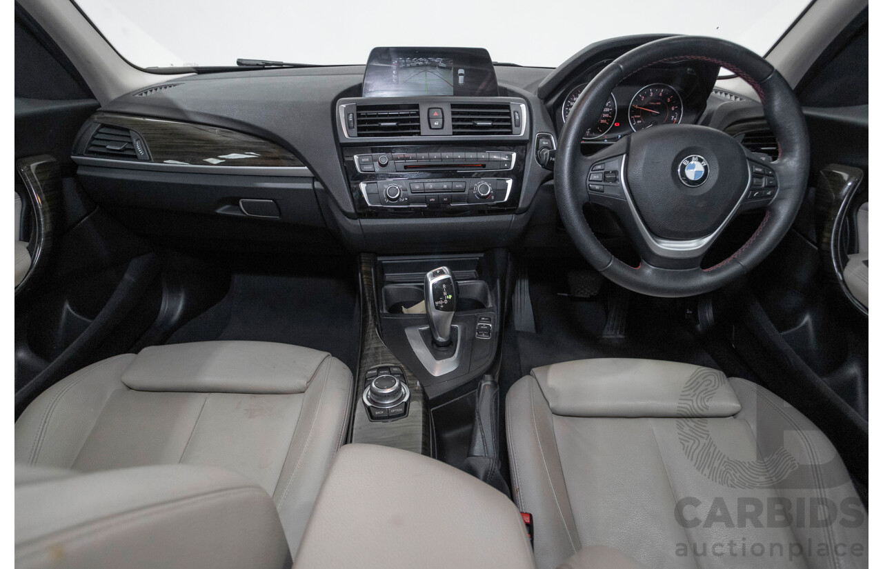 5/2016 BMW 118i Sport F20 LCI 5d Hatchback Mediterran Blue Metallic Turbo 1.5L