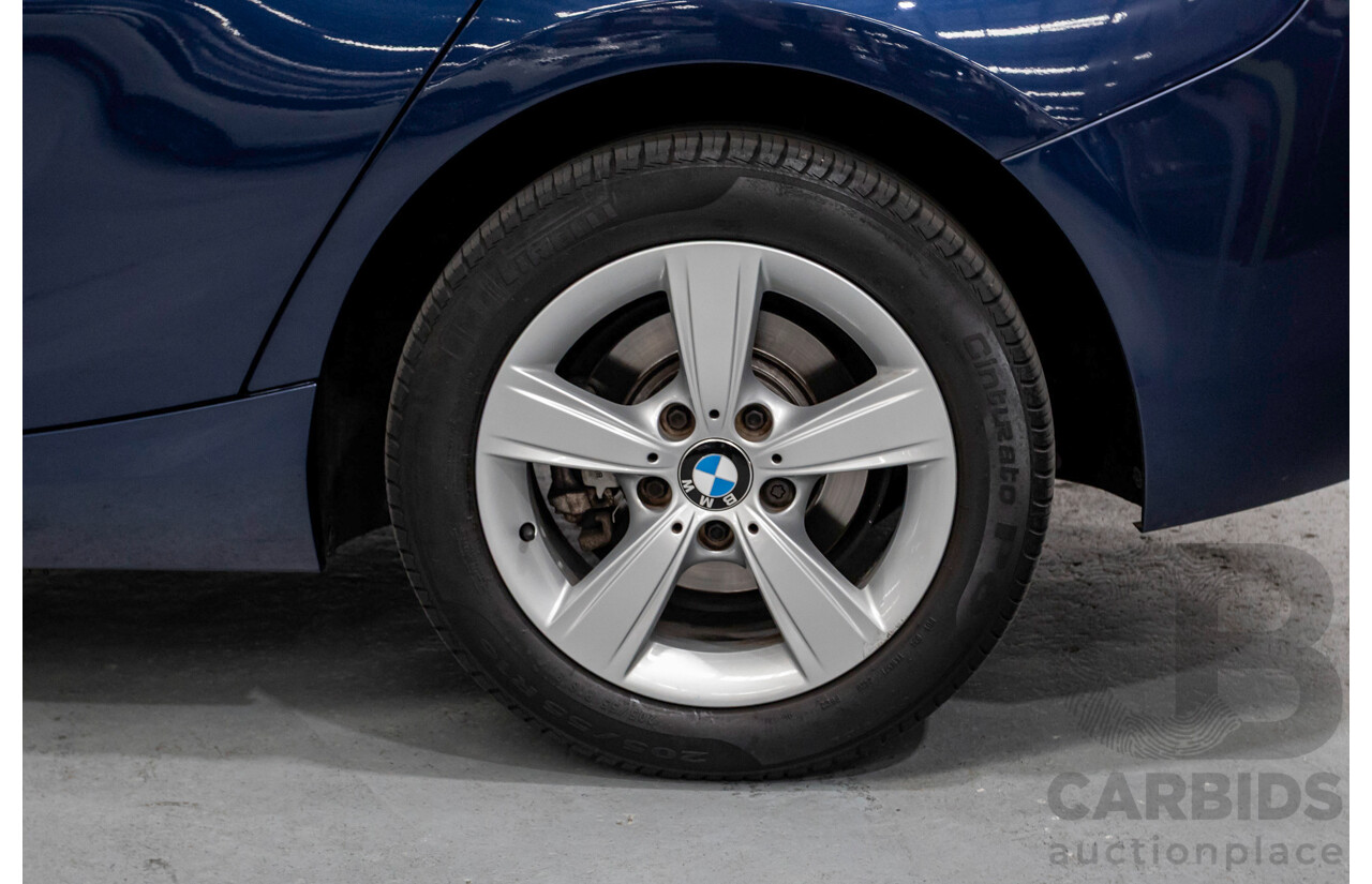 5/2016 BMW 118i Sport F20 LCI 5d Hatchback Mediterran Blue Metallic Turbo 1.5L