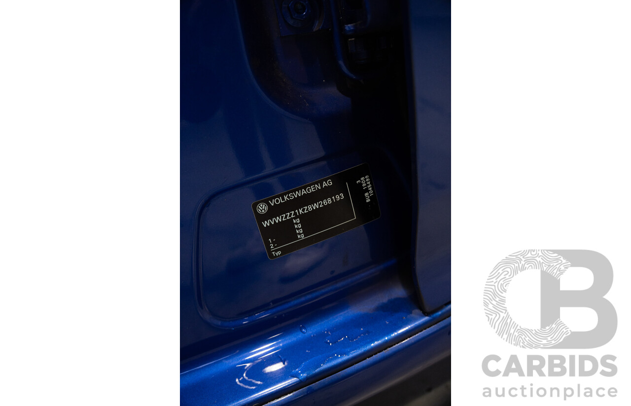 05/2008 Volkswagen Golf R32 (AWD) 1K MY08 UPGRADE 5d Hatchback Blue 3.2L