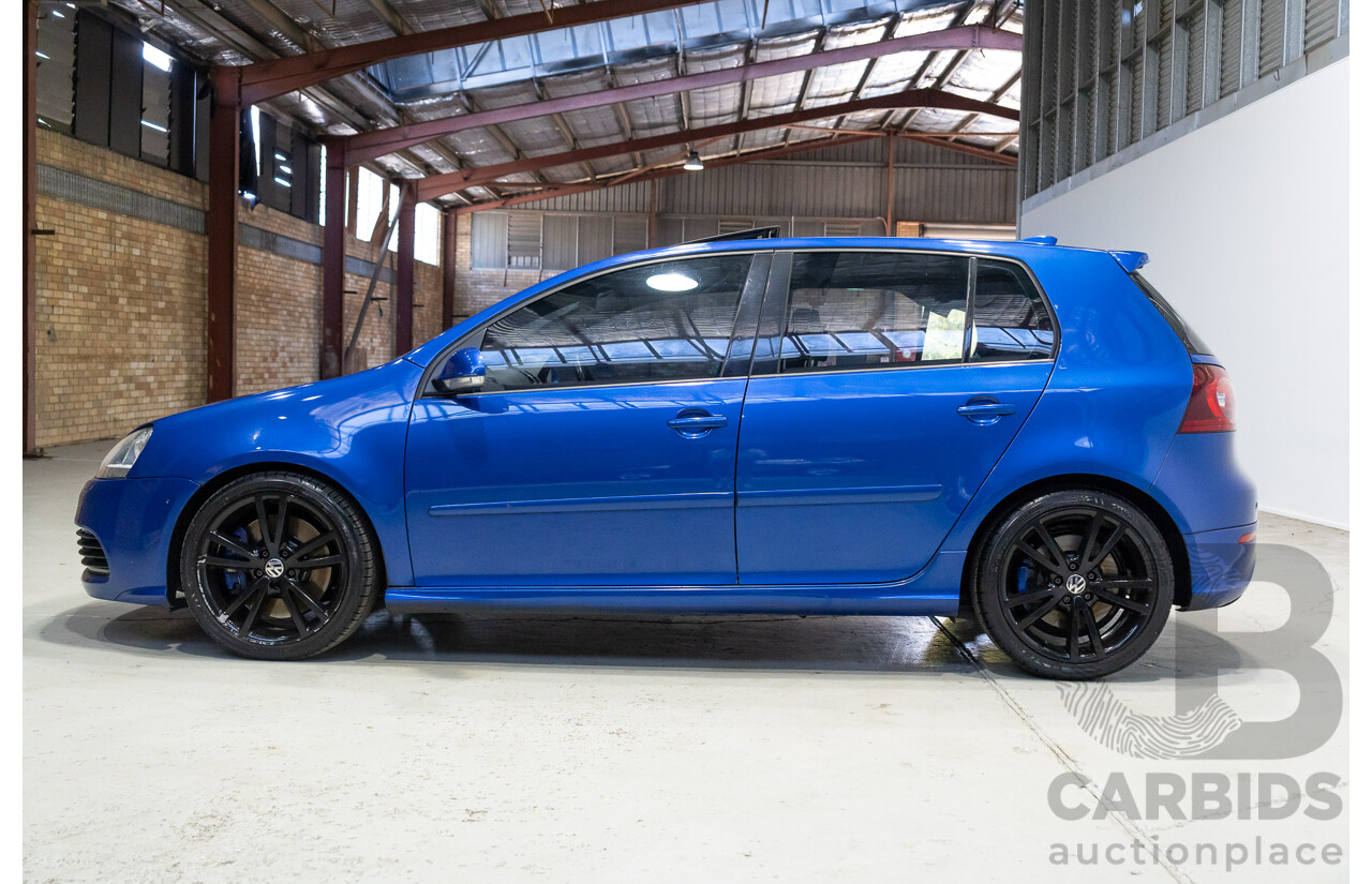 05/2008 Volkswagen Golf R32 (AWD) 1K MY08 UPGRADE 5d Hatchback Blue 3.2L