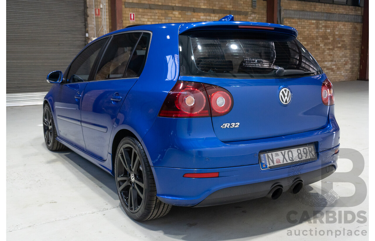 05/2008 Volkswagen Golf R32 (AWD) 1K MY08 UPGRADE 5d Hatchback Blue 3.2L