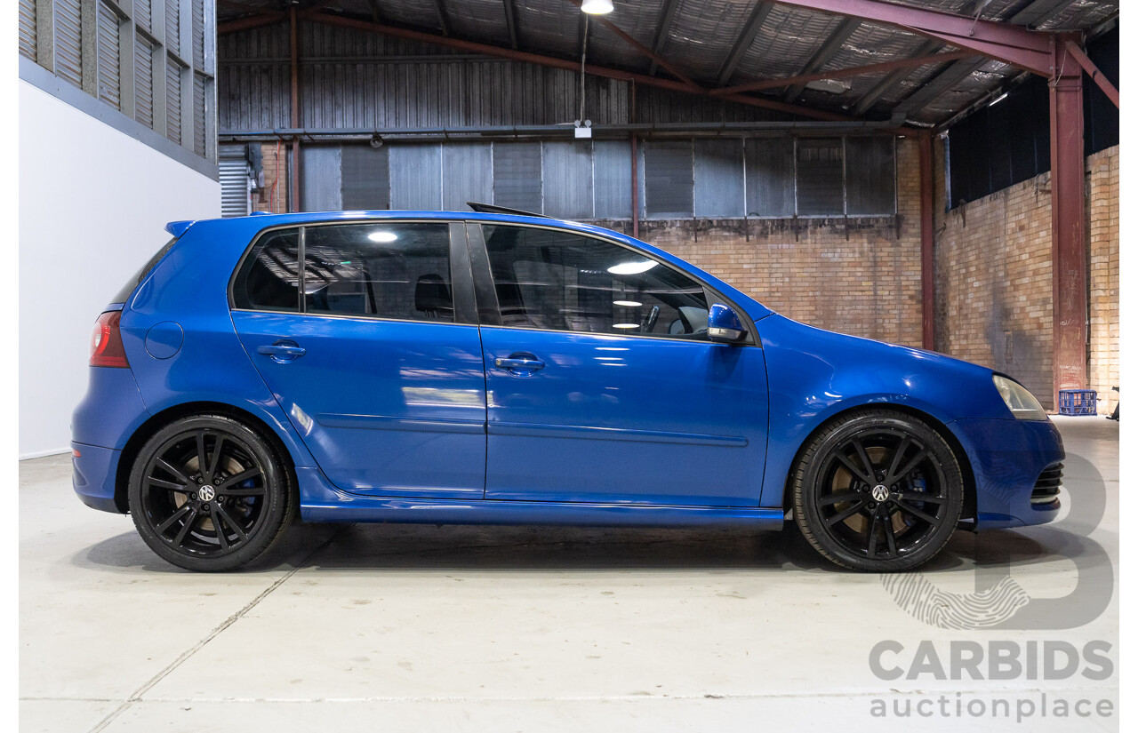 05/2008 Volkswagen Golf R32 (AWD) 1K MY08 UPGRADE 5d Hatchback Blue 3.2L