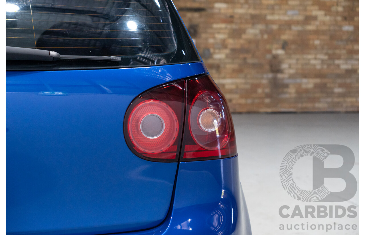 05/2008 Volkswagen Golf R32 (AWD) 1K MY08 UPGRADE 5d Hatchback Blue 3.2L