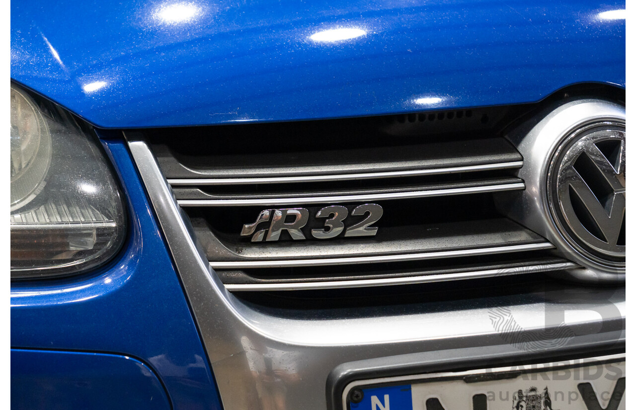 05/2008 Volkswagen Golf R32 (AWD) 1K MY08 UPGRADE 5d Hatchback Blue 3.2L