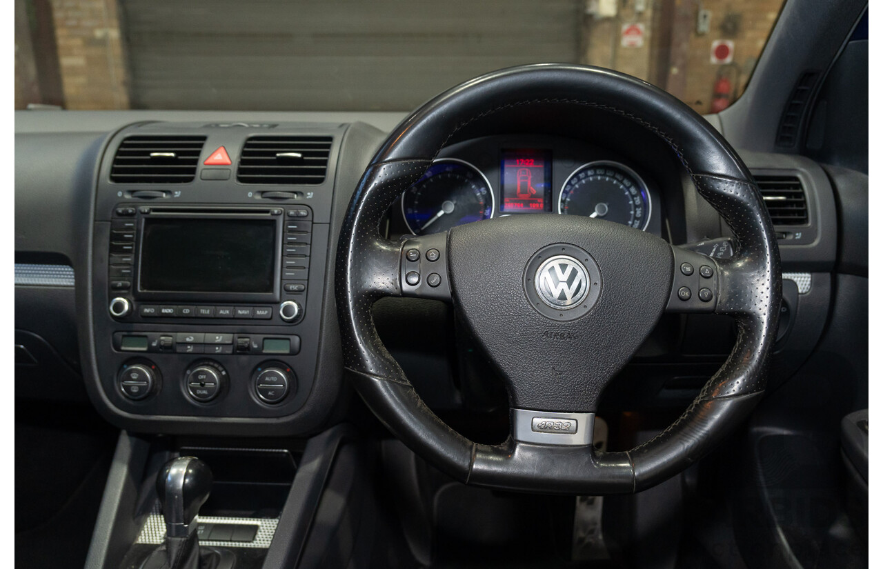 05/2008 Volkswagen Golf R32 (AWD) 1K MY08 UPGRADE 5d Hatchback Blue 3.2L