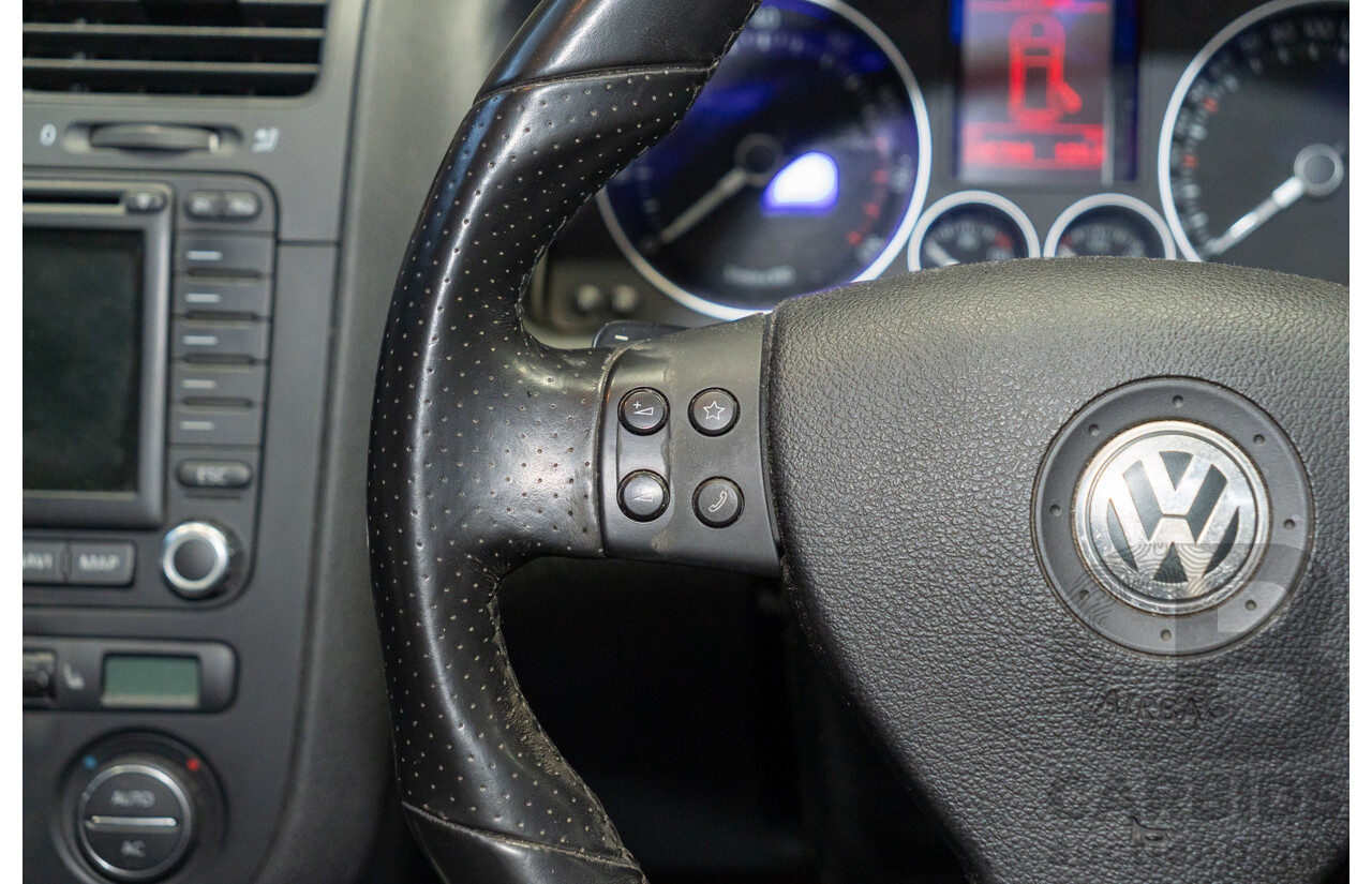 05/2008 Volkswagen Golf R32 (AWD) 1K MY08 UPGRADE 5d Hatchback Blue 3.2L
