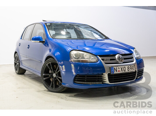05/2008 Volkswagen Golf R32 (AWD) 1K MY08 UPGRADE 5d Hatchback Blue 3.2L