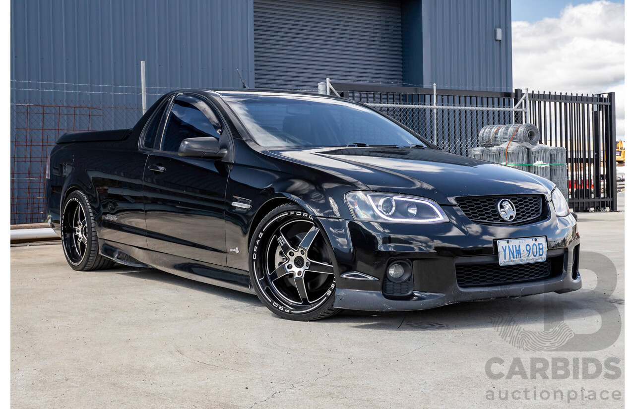 3/2011 Holden Commodore SS-V VE II Utility Phantom Black V8 6.0L