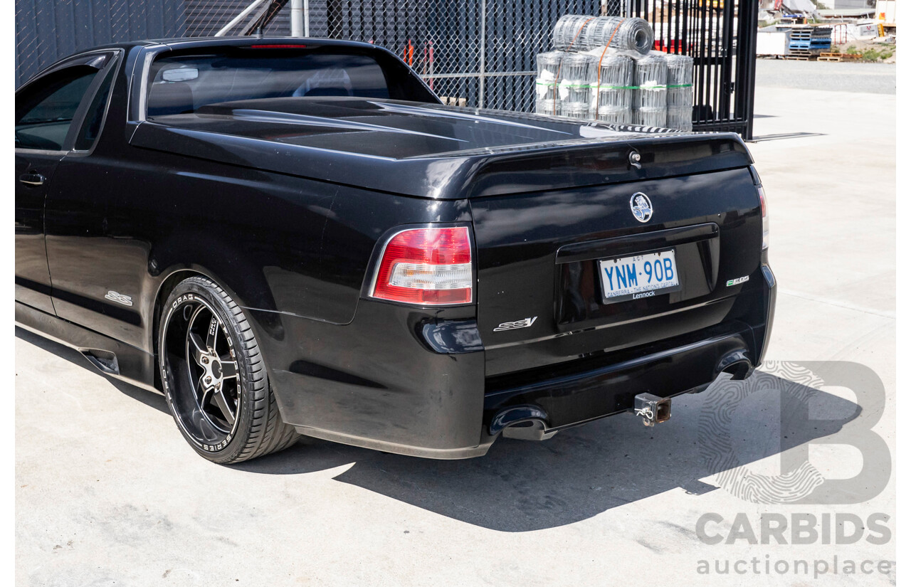 3/2011 Holden Commodore SS-V VE II Utility Phantom Black V8 6.0L