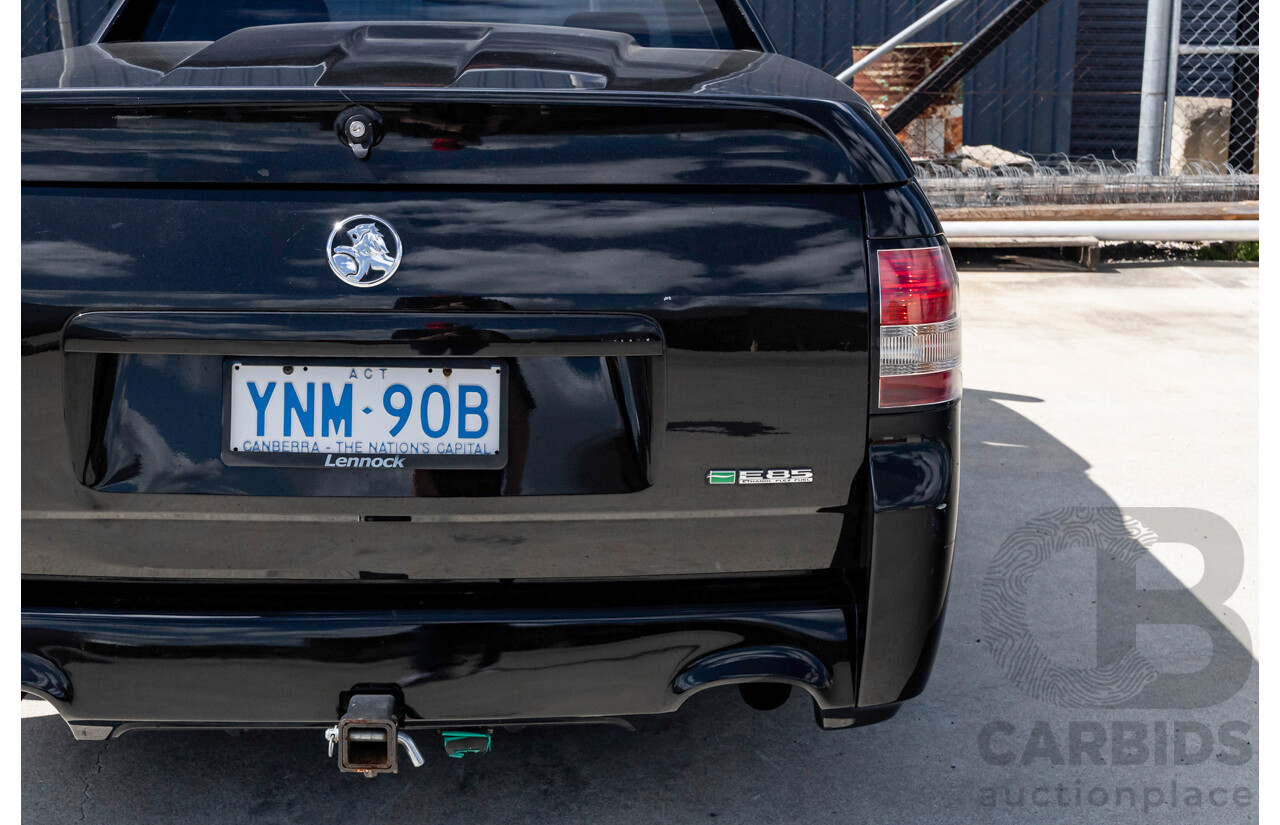 3/2011 Holden Commodore SS-V VE II Utility Phantom Black V8 6.0L