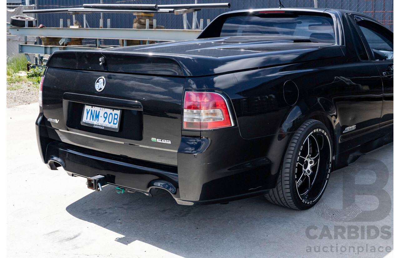 3/2011 Holden Commodore SS-V VE II Utility Phantom Black V8 6.0L