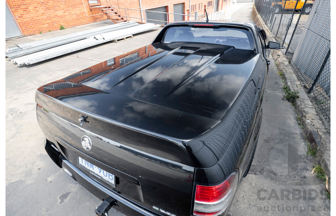 3/2011 Holden Commodore SS-V VE II Utility Phantom Black V8 6.0L