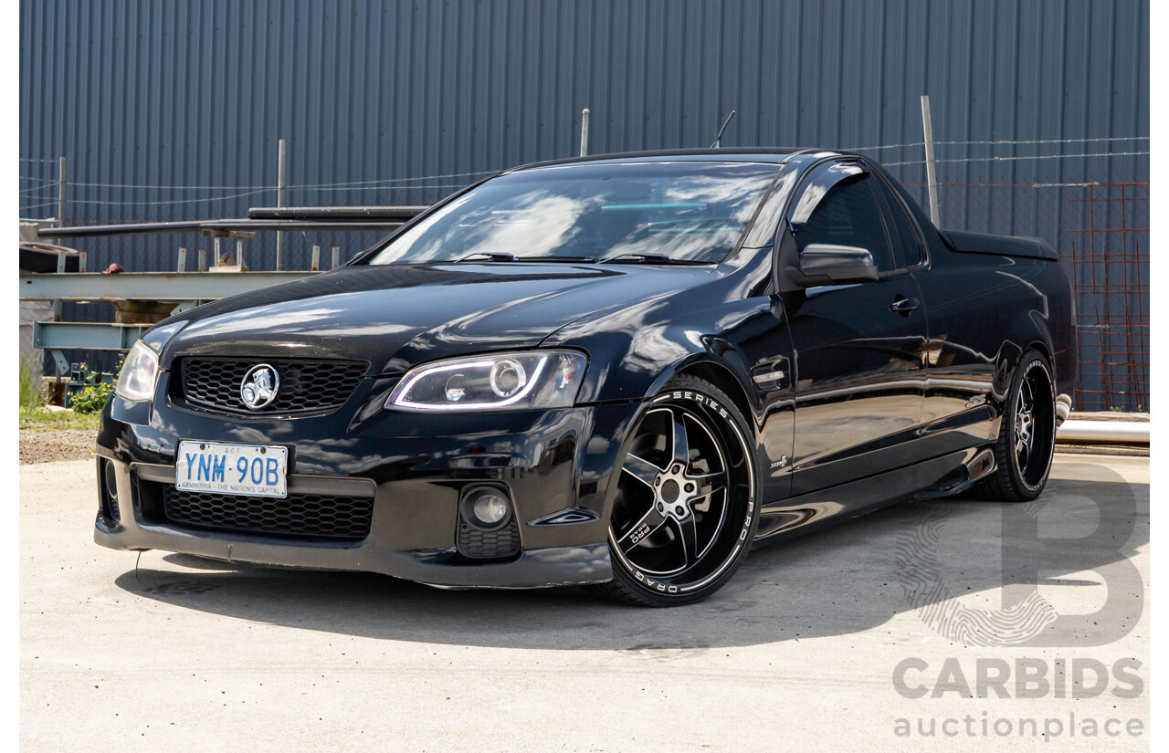 3/2011 Holden Commodore SS-V VE II Utility Phantom Black V8 6.0L