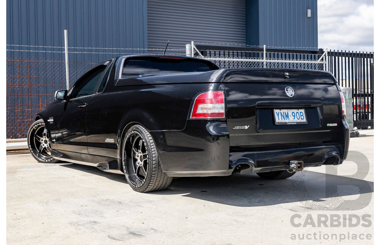 3/2011 Holden Commodore SS-V VE II Utility Phantom Black V8 6.0L