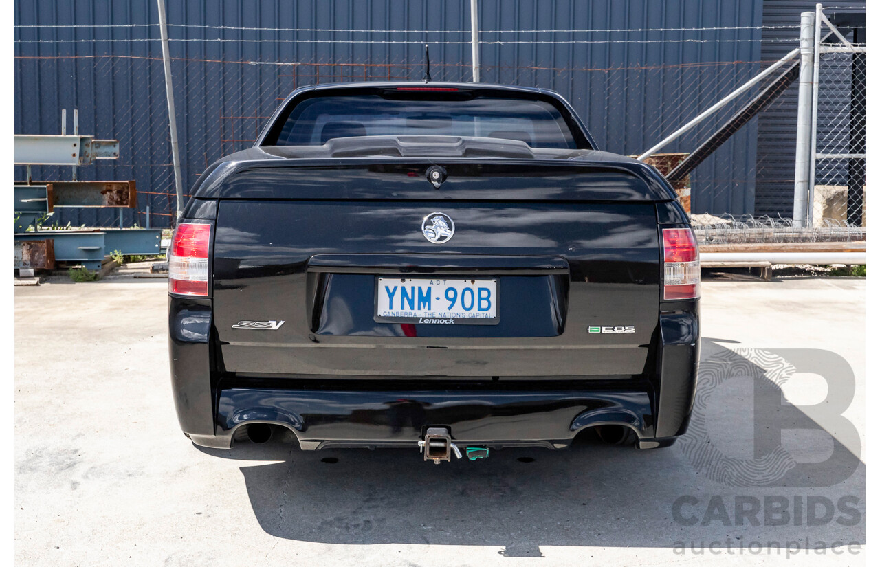 3/2011 Holden Commodore SS-V VE II Utility Phantom Black V8 6.0L