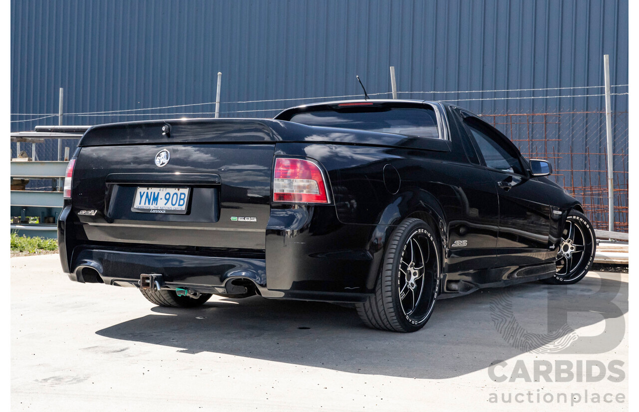 3/2011 Holden Commodore SS-V VE II Utility Phantom Black V8 6.0L
