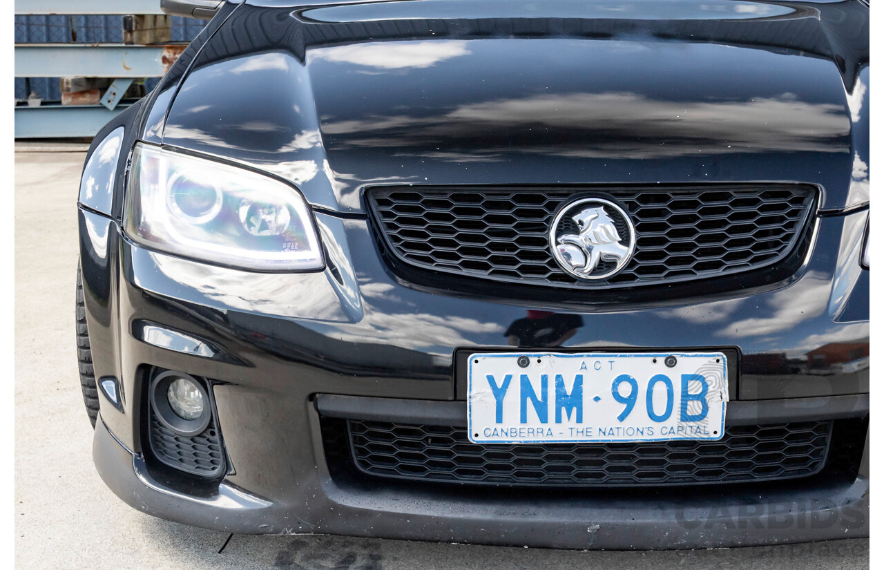 3/2011 Holden Commodore SS-V VE II Utility Phantom Black V8 6.0L