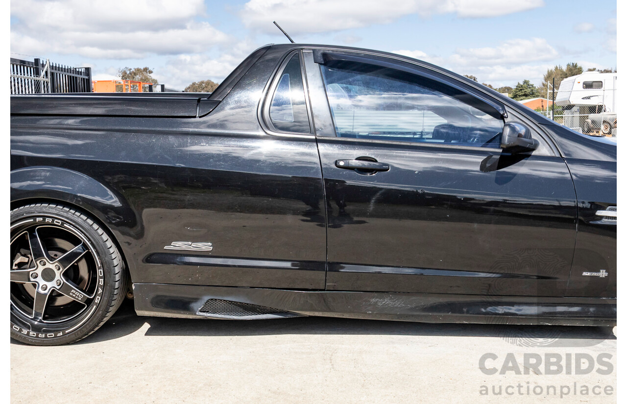 3/2011 Holden Commodore SS-V VE II Utility Phantom Black V8 6.0L