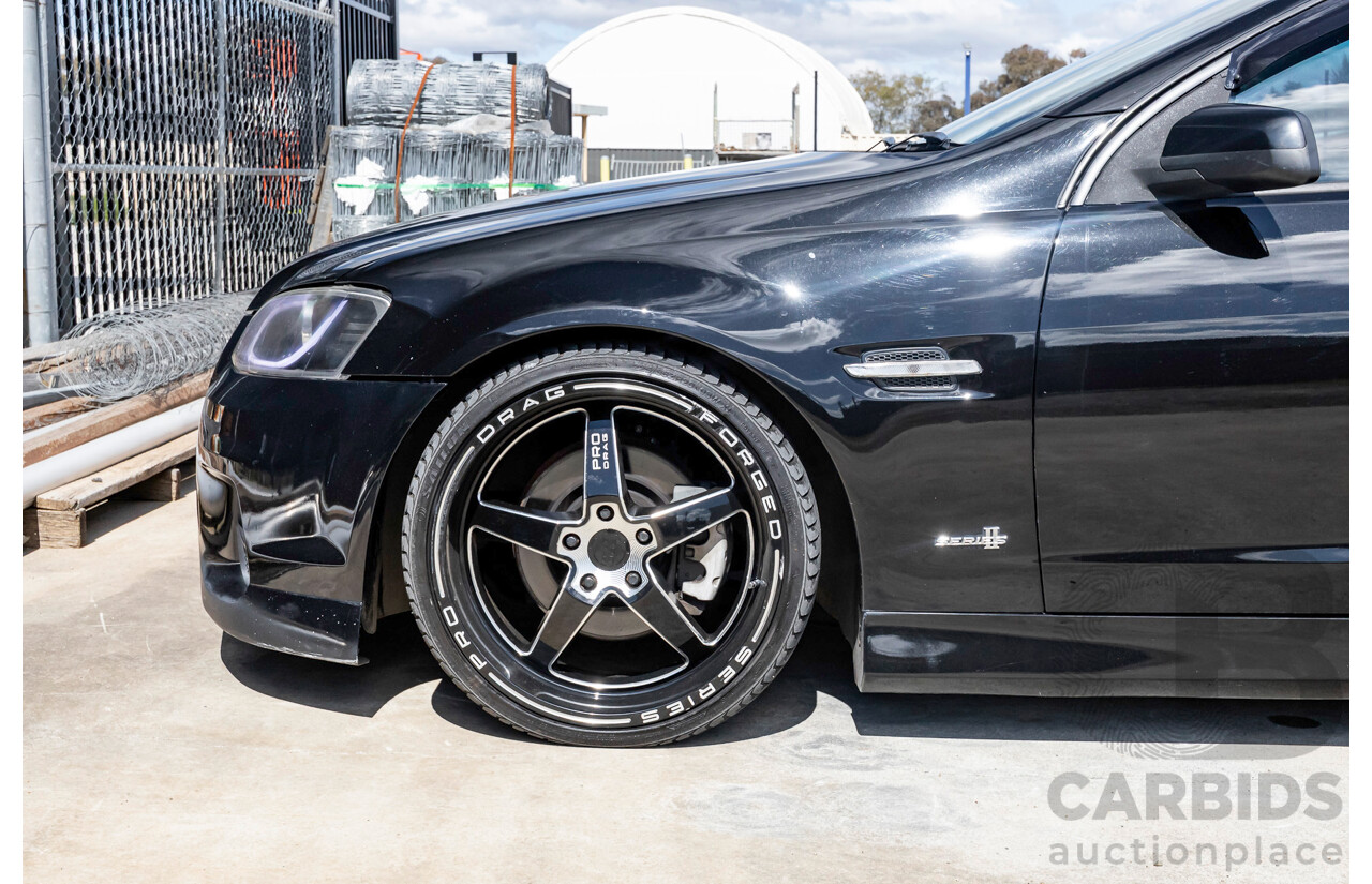 3/2011 Holden Commodore SS-V VE II Utility Phantom Black V8 6.0L