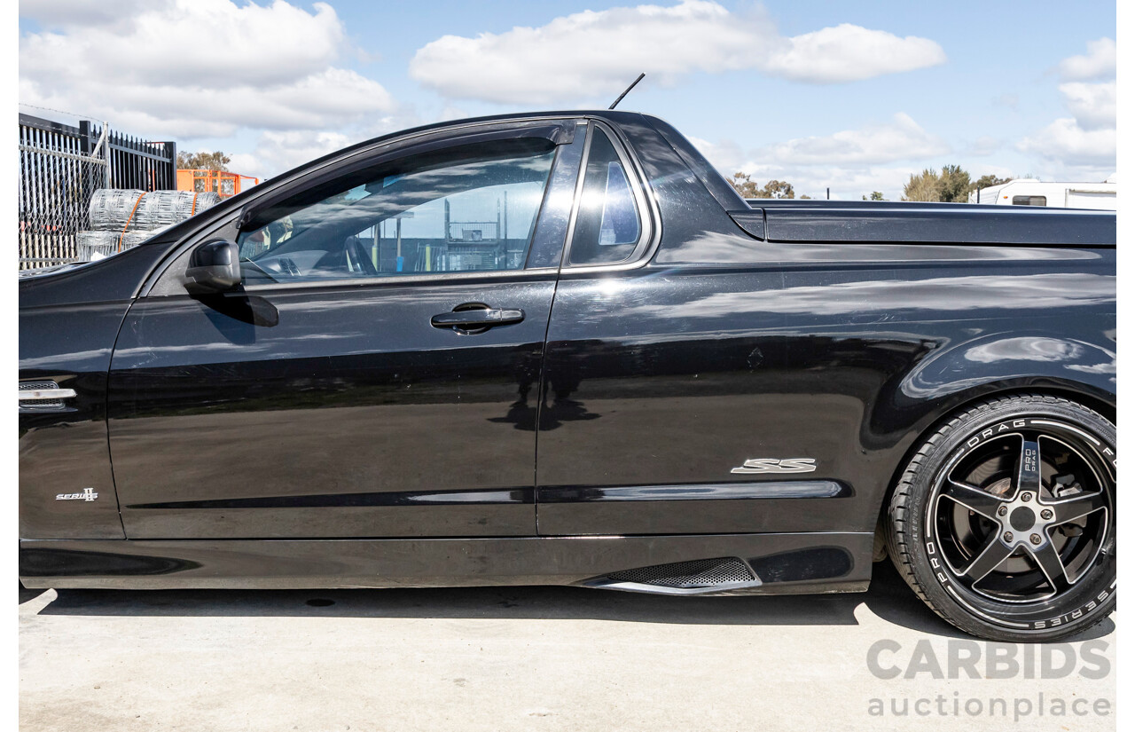 3/2011 Holden Commodore SS-V VE II Utility Phantom Black V8 6.0L