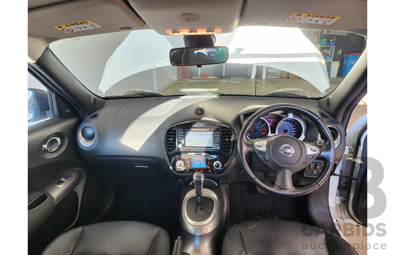 12/2015 Nissan Juke Ti-S (awd) F15 SERIES 2 4d Wagon White 1.6L