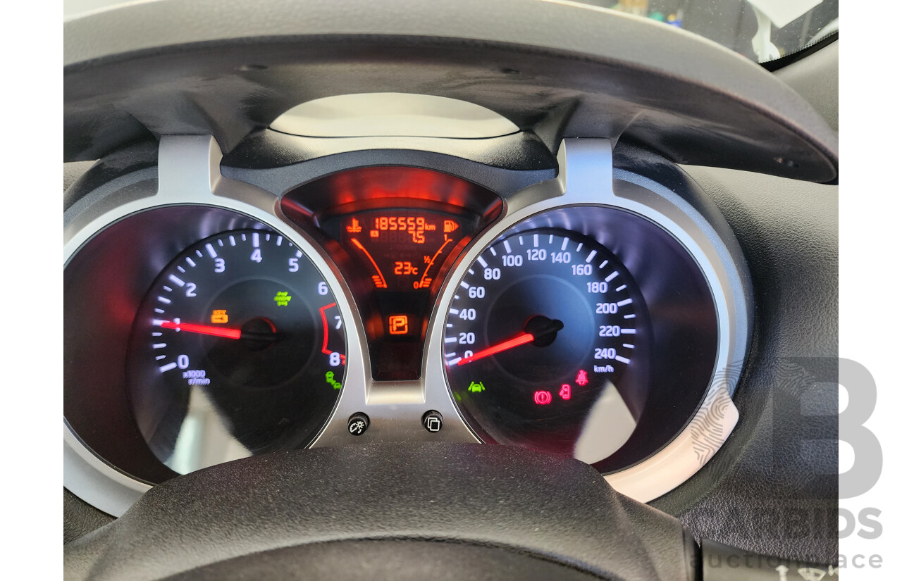 12/2015 Nissan Juke Ti-S (awd) F15 SERIES 2 4d Wagon White 1.6L