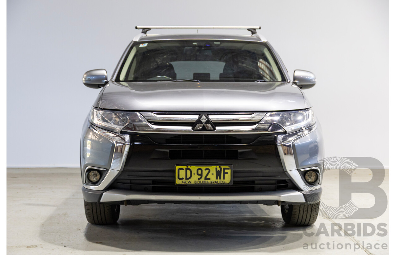 05/2015 Mitsubishi Outlander XLS (4x4) ZK MY16 4d Wagon Grey 2.3L