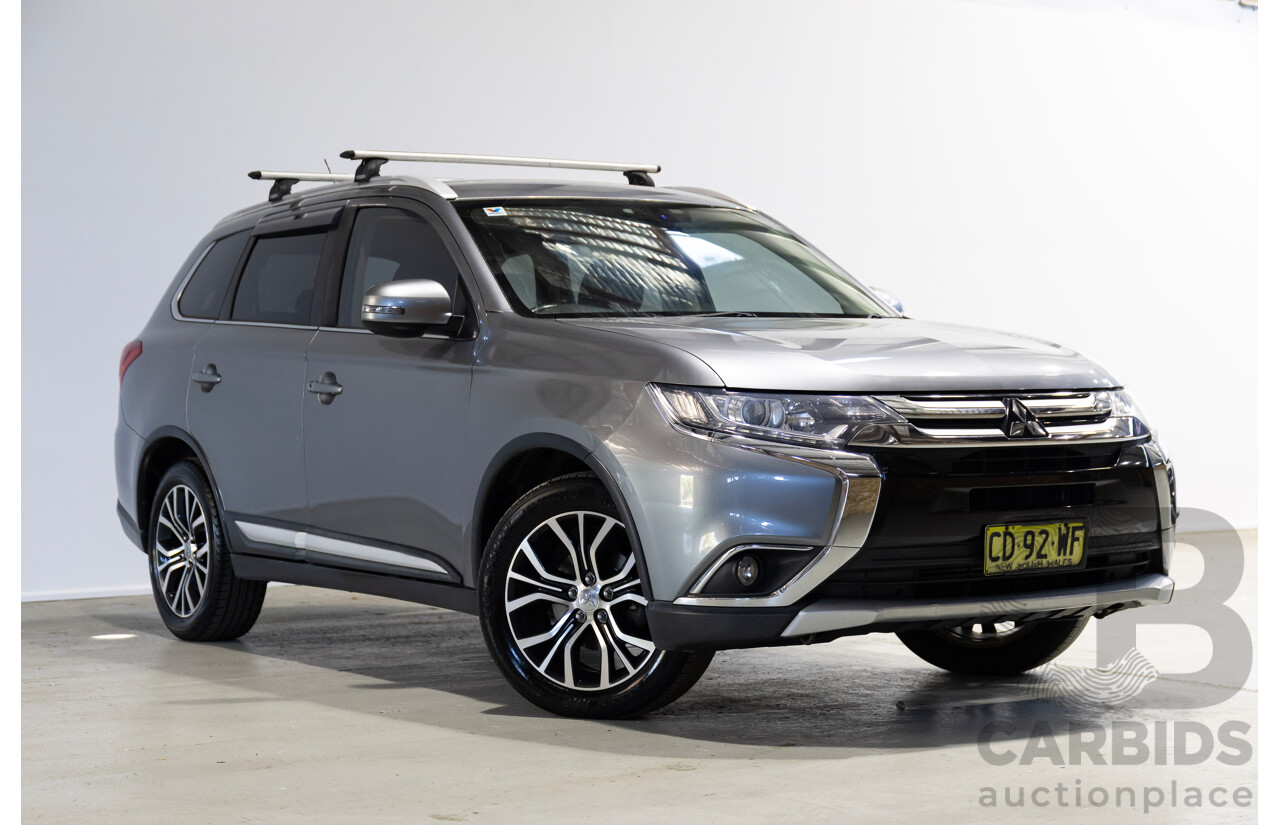 05/2015 Mitsubishi Outlander XLS (4x4) ZK MY16 4d Wagon Grey 2.3L