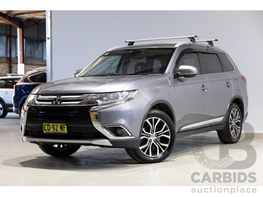 05/2015 Mitsubishi Outlander XLS (4x4) ZK MY16 4d Wagon Grey 2.3L