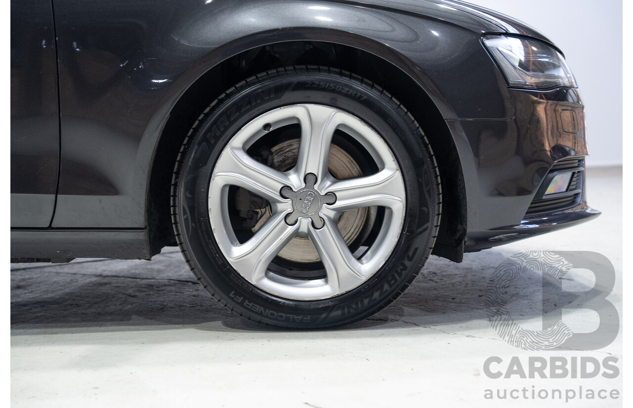 05/2013 Audi A4 1.8 TFSI B8 (8K) MY13 4d Sedan Grey Turbo 1.8L