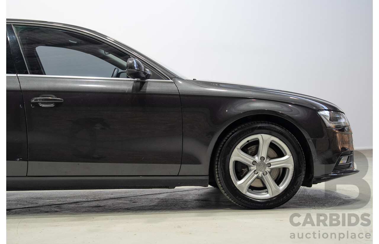 05/2013 Audi A4 1.8 TFSI B8 (8K) MY13 4d Sedan Grey Turbo 1.8L