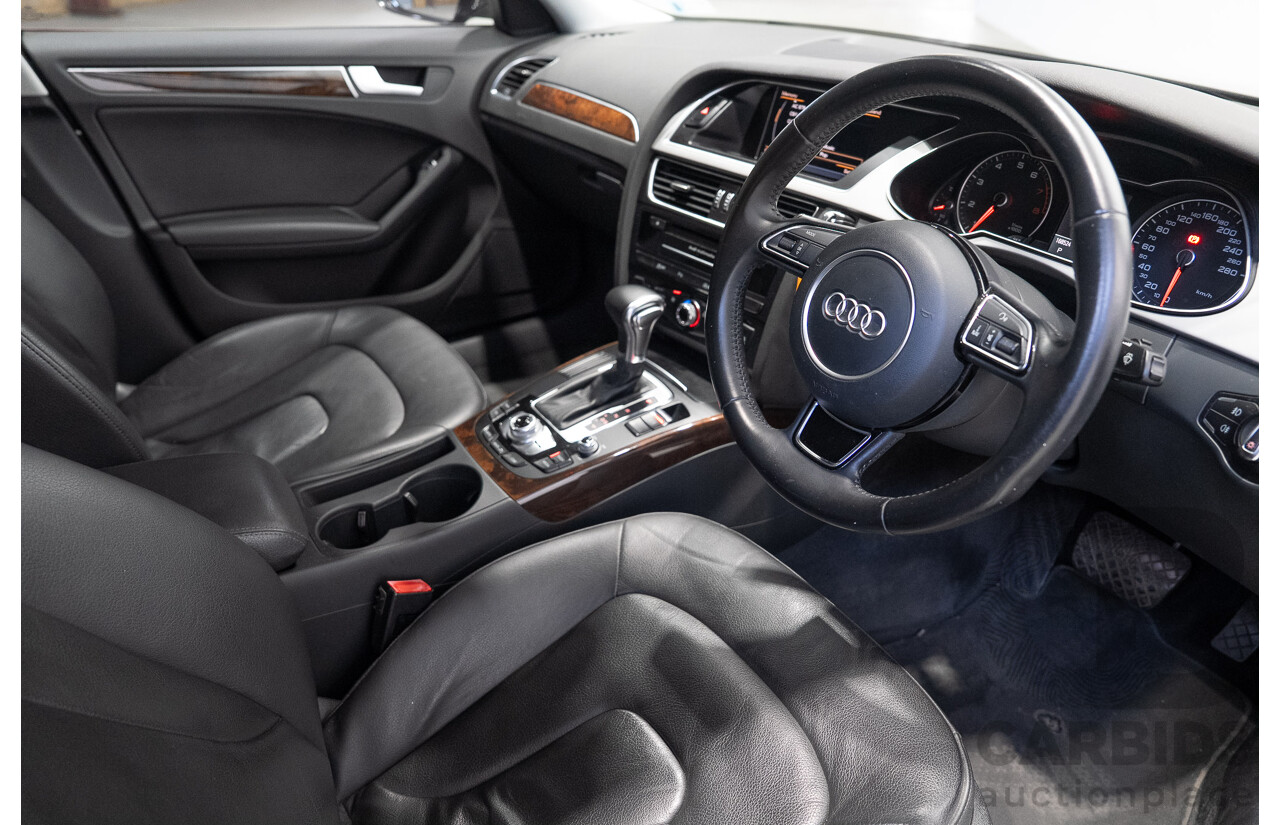 05/2013 Audi A4 1.8 TFSI B8 (8K) MY13 4d Sedan Grey Turbo 1.8L