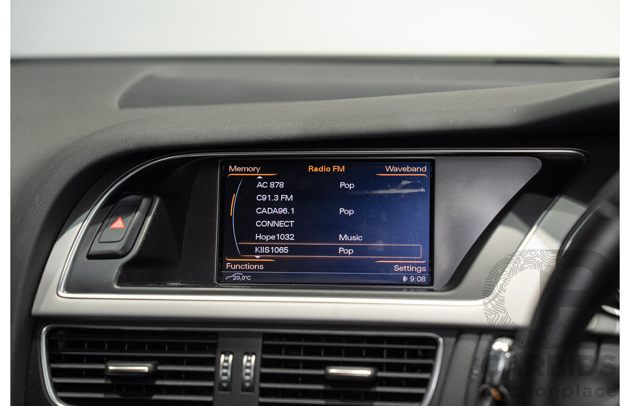 05/2013 Audi A4 1.8 TFSI B8 (8K) MY13 4d Sedan Grey Turbo 1.8L
