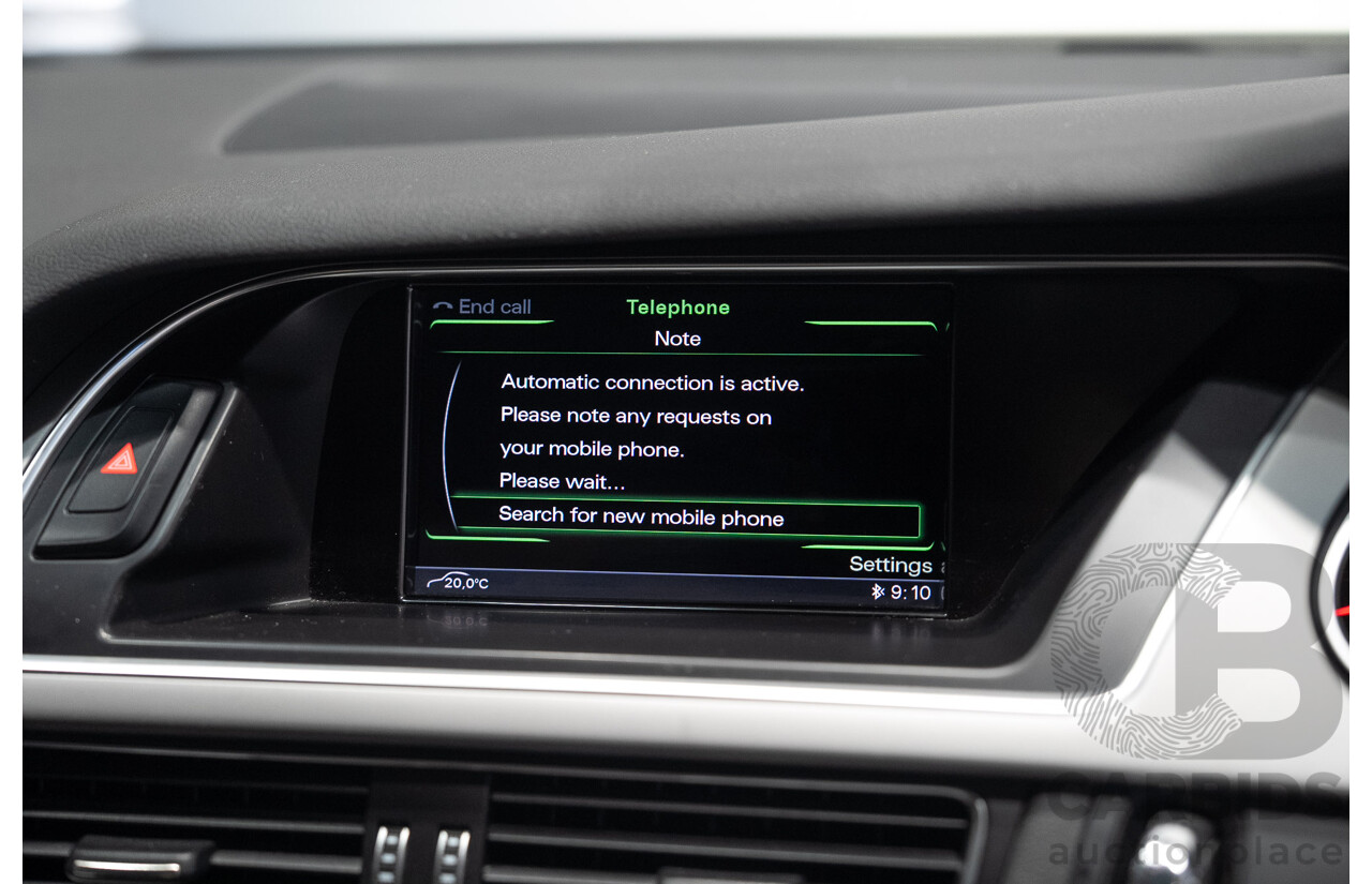 05/2013 Audi A4 1.8 TFSI B8 (8K) MY13 4d Sedan Grey Turbo 1.8L