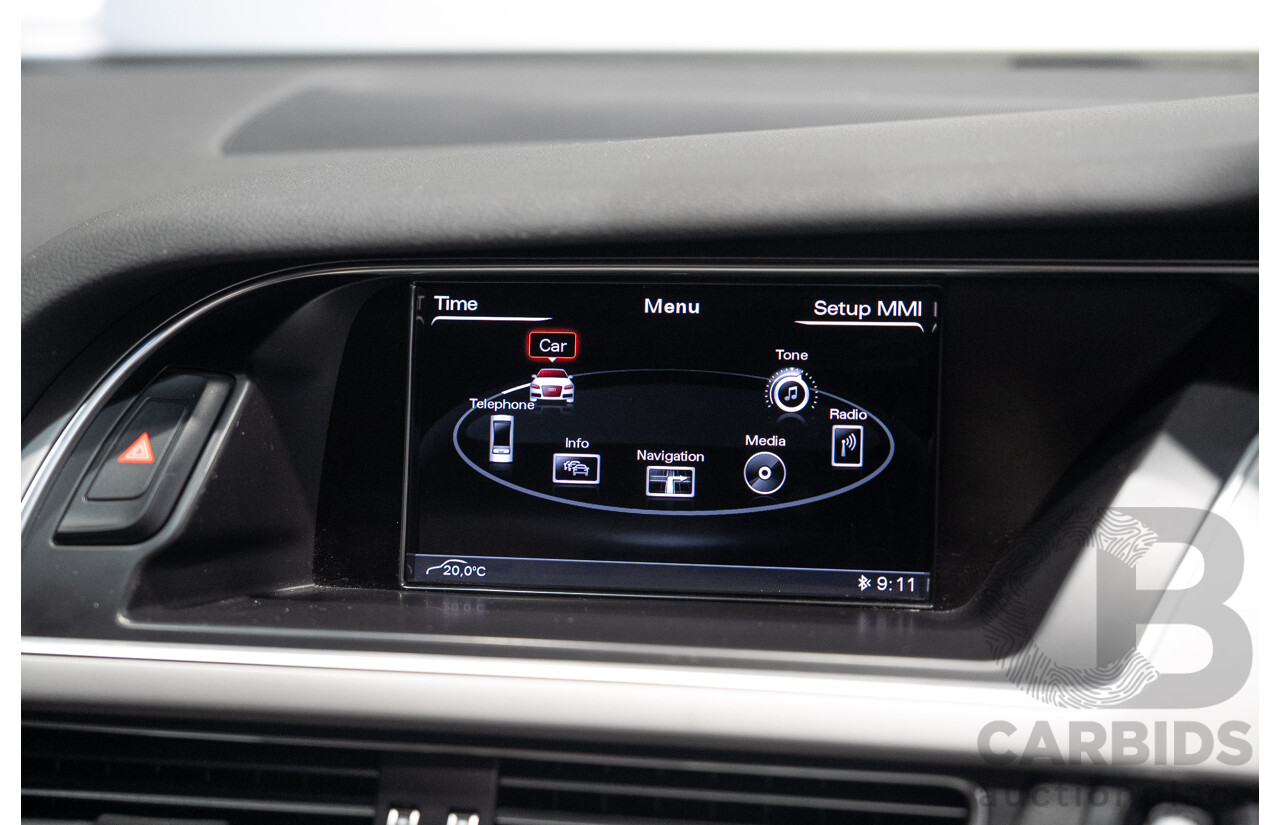05/2013 Audi A4 1.8 TFSI B8 (8K) MY13 4d Sedan Grey Turbo 1.8L